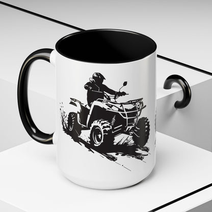 Slingin' Mud Quad 2-Tone Coffee Mug