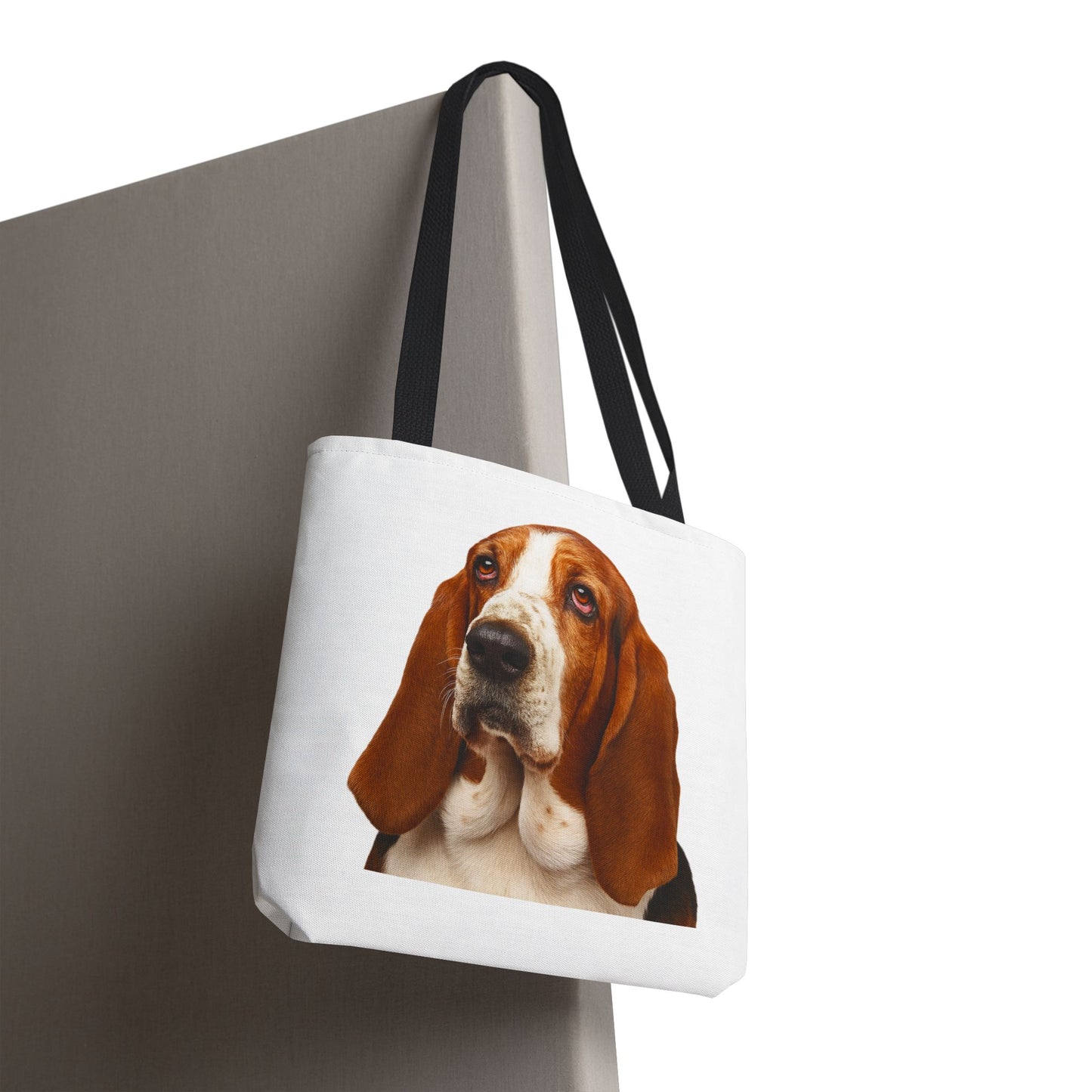 Basset Head Tote Bag