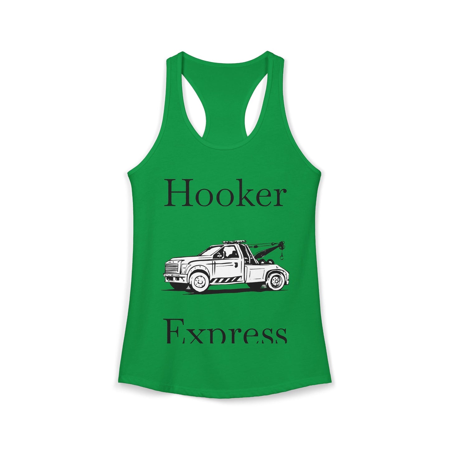 H**ker Express Wheel Lift Tow Truck Women's Racerback Tank