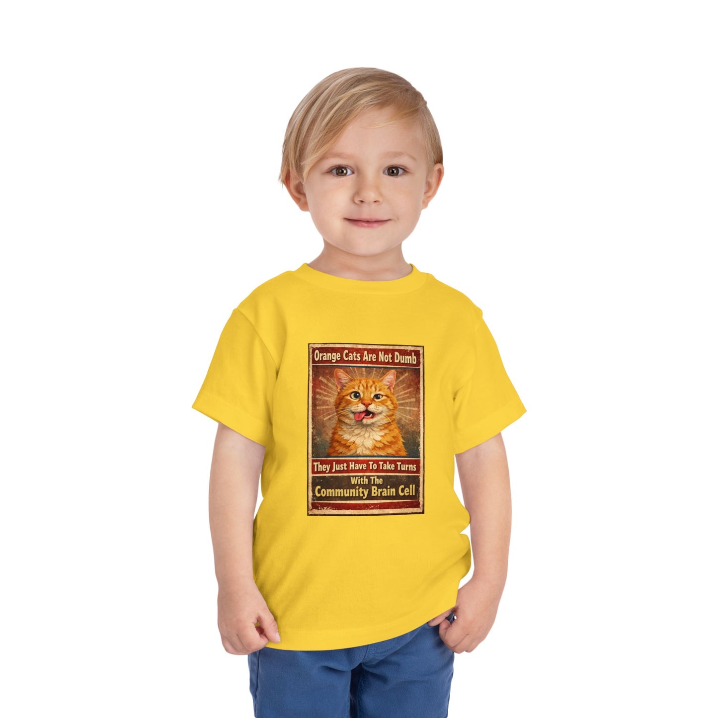 Community Brain Cell Toddler Unisex Short Sleeve Crewneck Tee