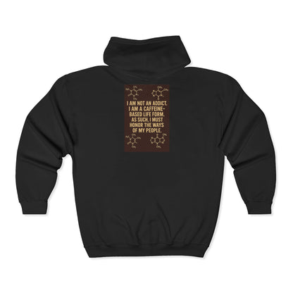 Not An Addict Unisex Full Zip Hoodie