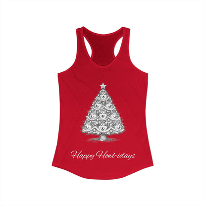 Happy Howl-idays Women's Racerback Tank