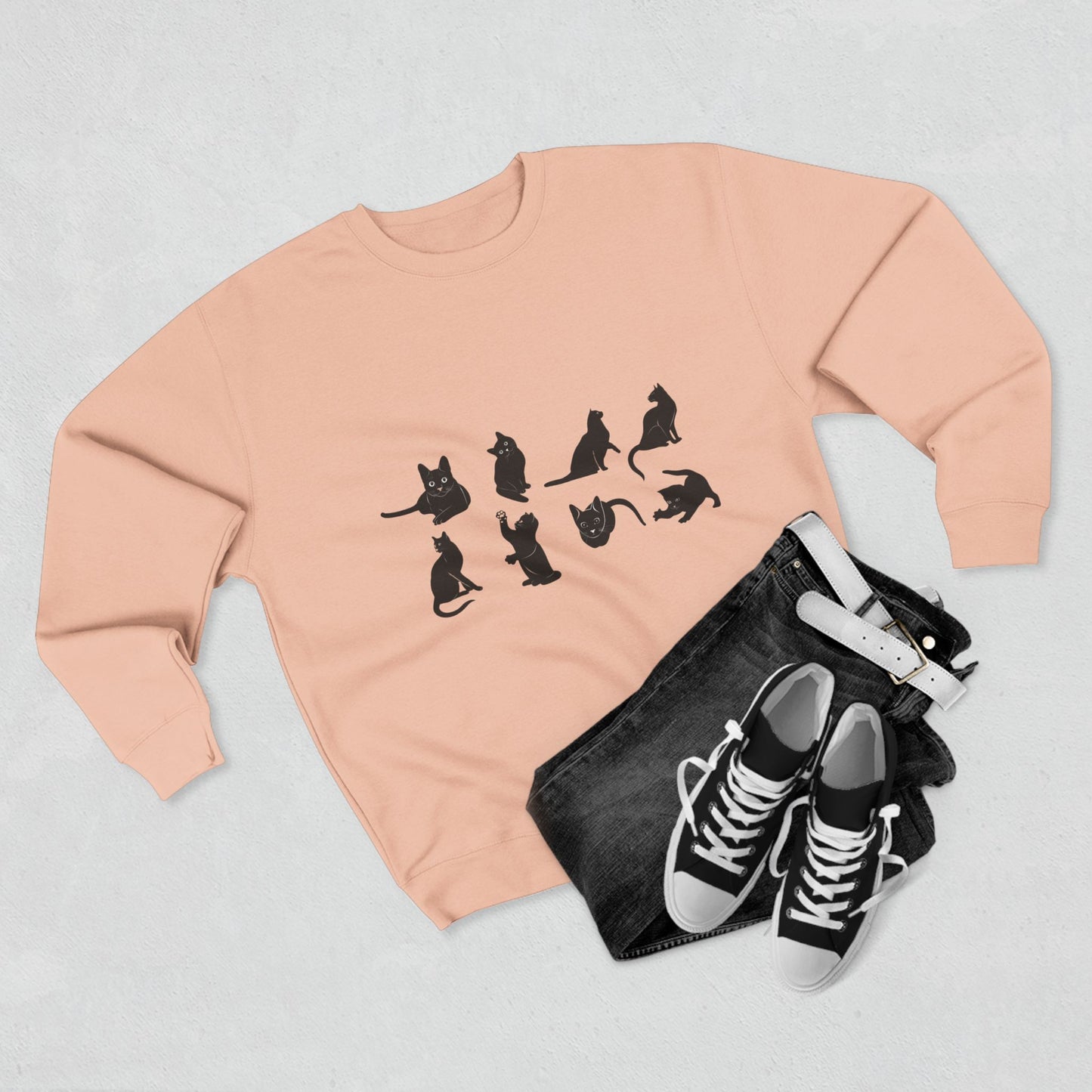 Cats Unisex Crewneck Sweatshirt