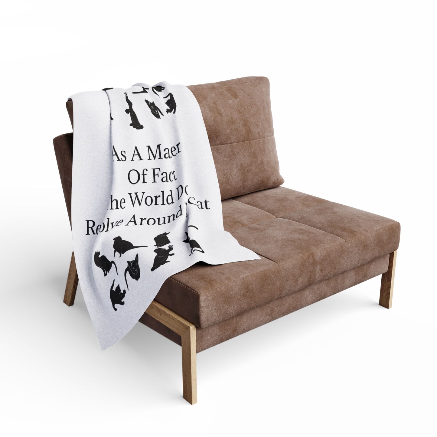 Matter Of Fact Cat Arctic Fleece Blanket