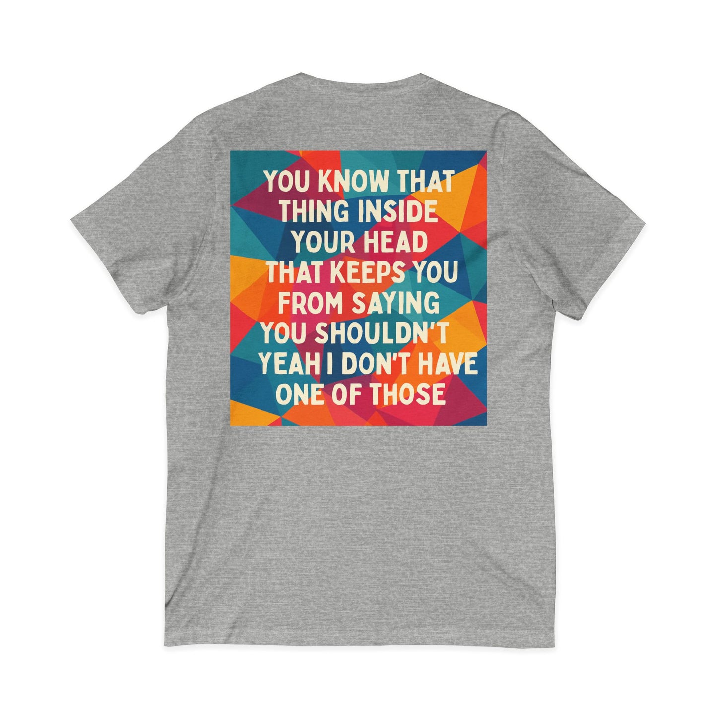 No Filter Unisex Short Sleeve V-Neck Tee
