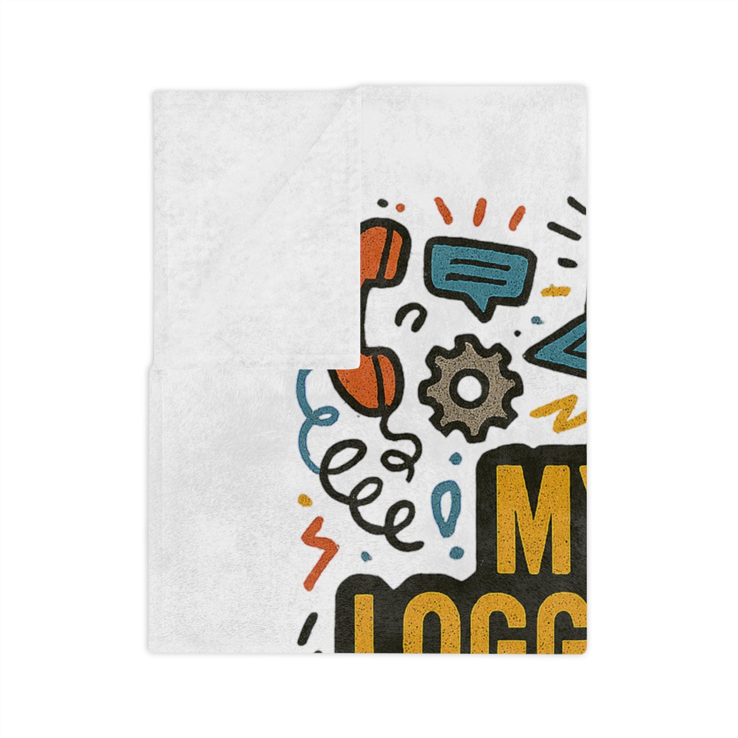 Logged Out Velveteen Microfiber Blanket