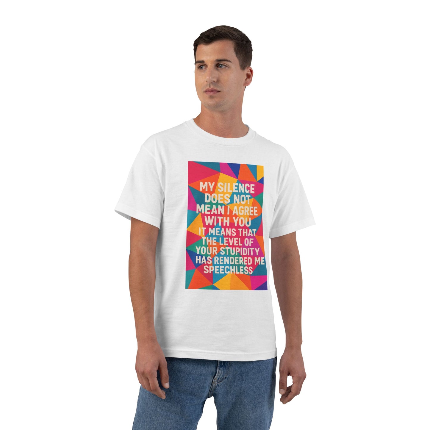 Speechless Men's Short-Sleeve Crewneck Tee