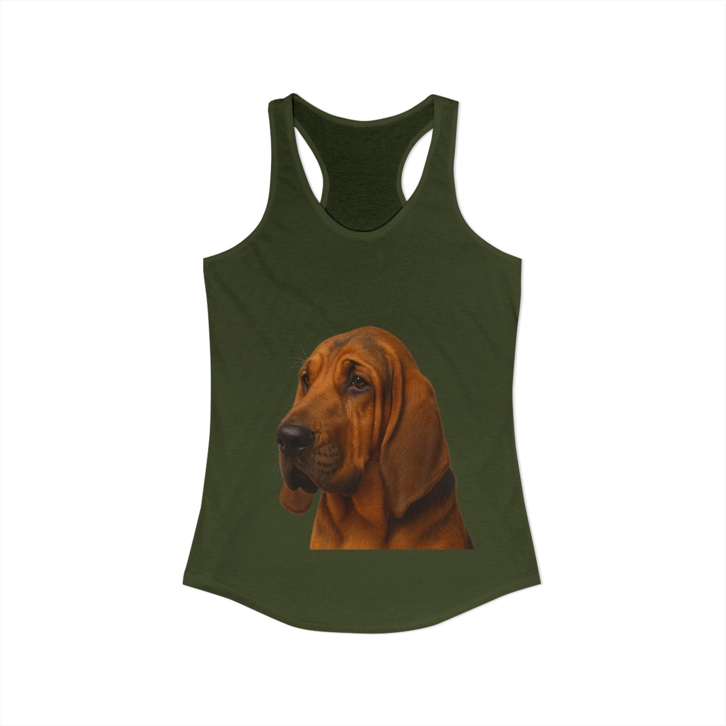 Bloodhound Head Women's Racerback Tank