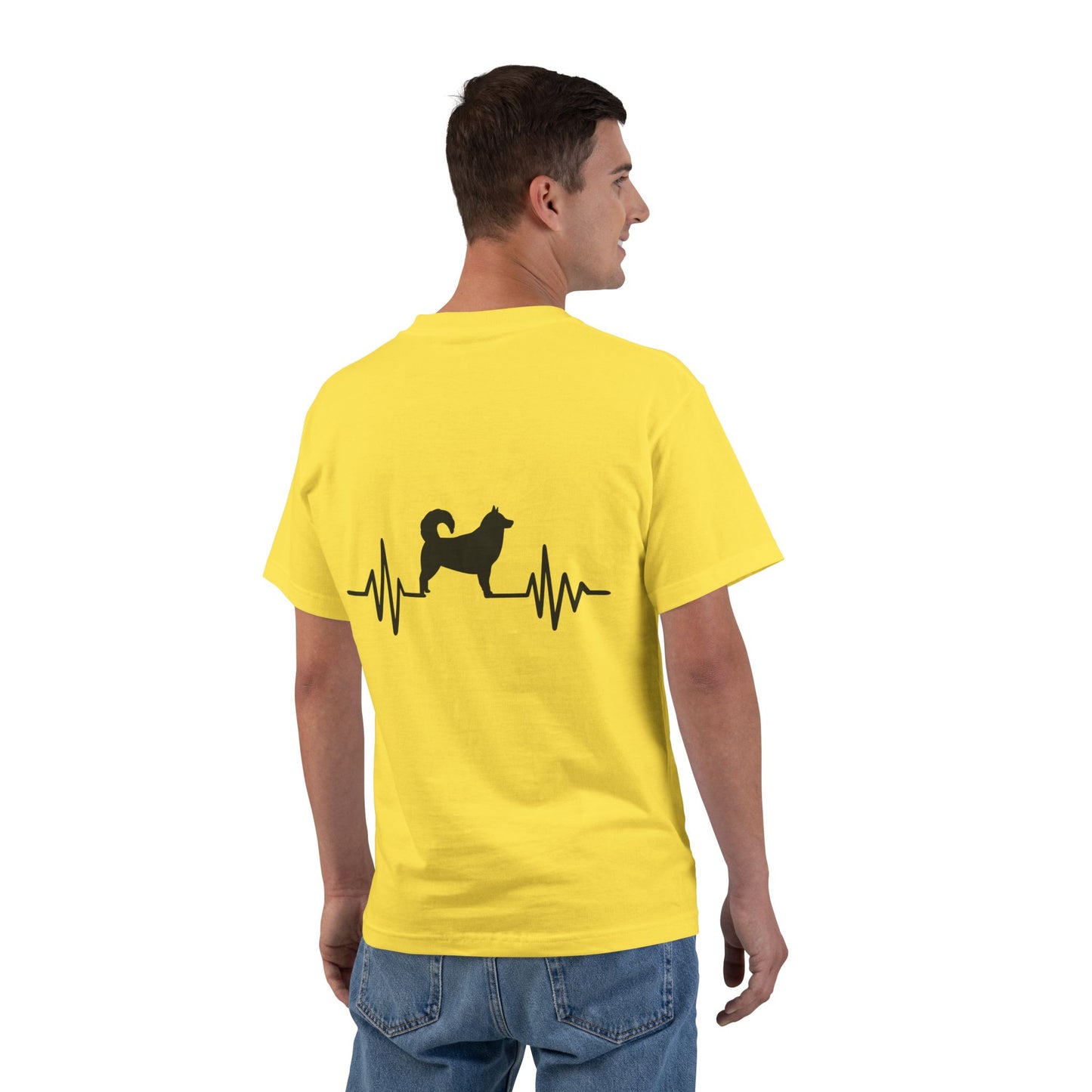 My Heart Beats For Malamutes Men's Short-Sleeve Crewneck Tee