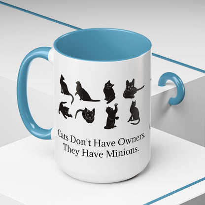 Cat Minions 2-Tone Coffee Mug