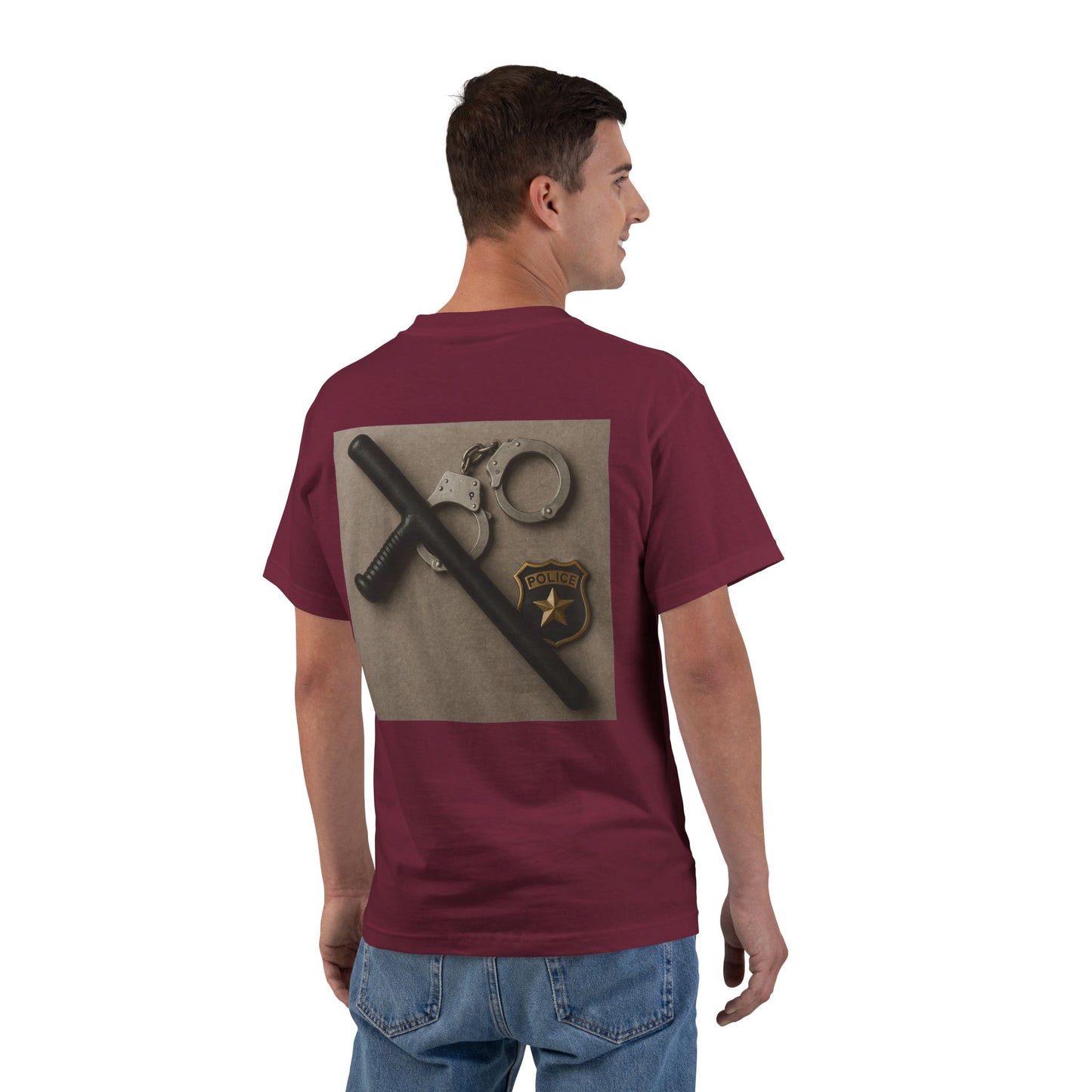 Law Enforcement Appreciation Men's Short-Sleeve Crewneck Tee