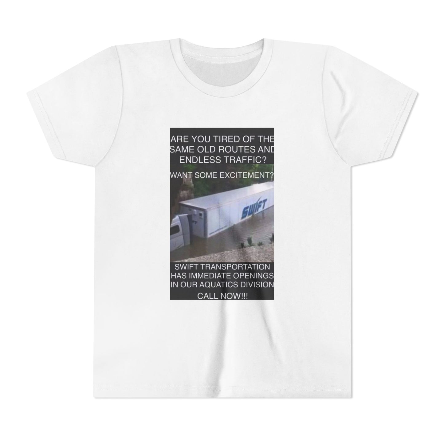 Swift Aquatics Youth Unisex Short Sleeve Crewneck Tee