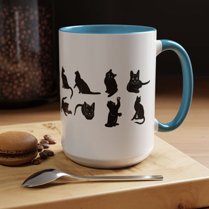 Cats 2-Tone Coffee Mug
