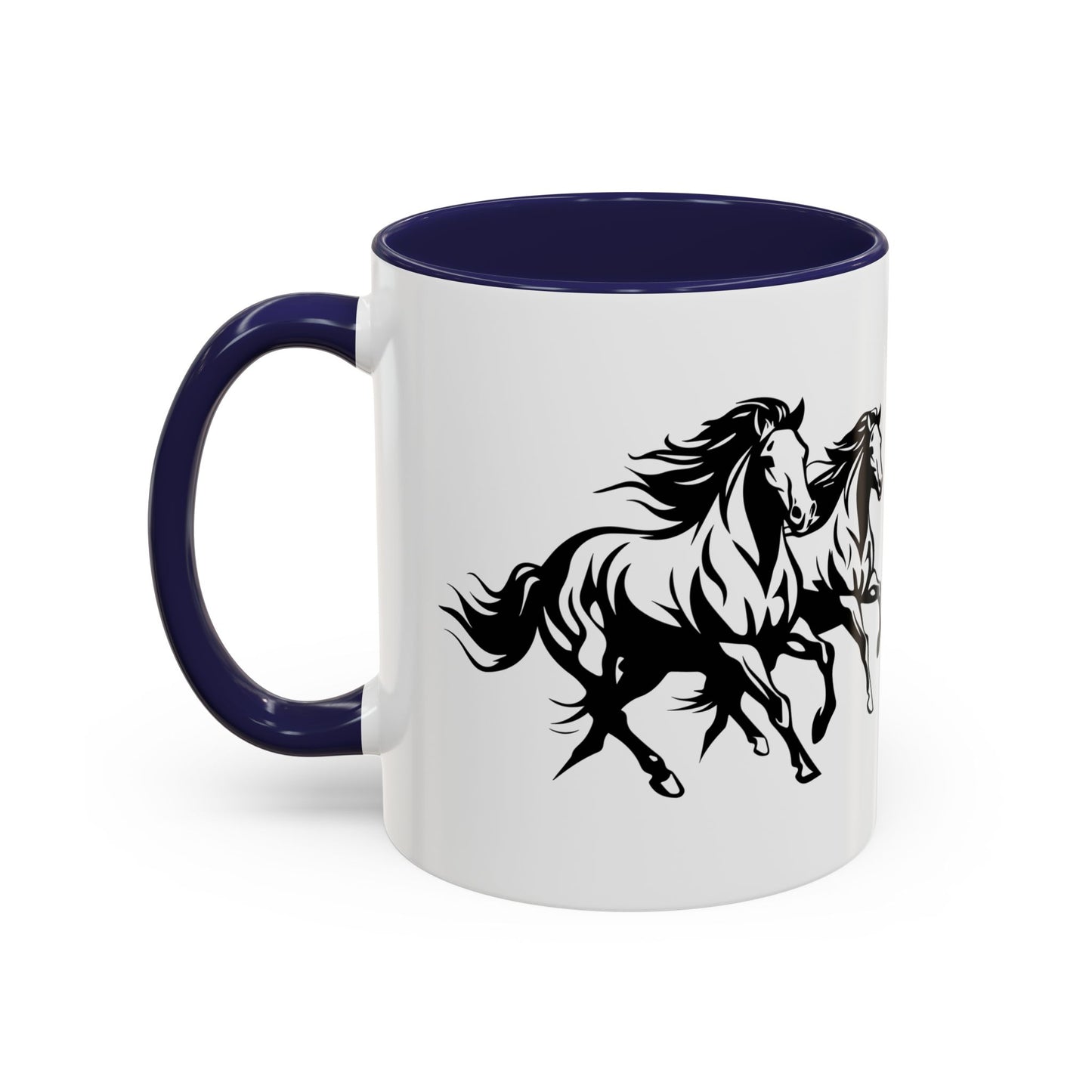 Horsin' Around 2-Tone Coffee Mug