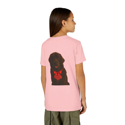 Cupid's Companion Newfie Youth Unisex Short Sleeve Crewneck Tee