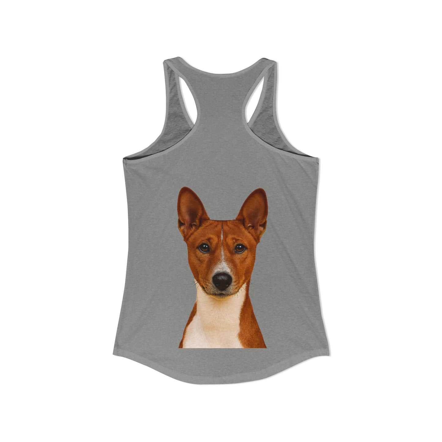 Basenji Head Women's Racerback Tank