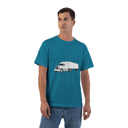 Semi Truck Men's Short-Sleeve Crewneck Tee