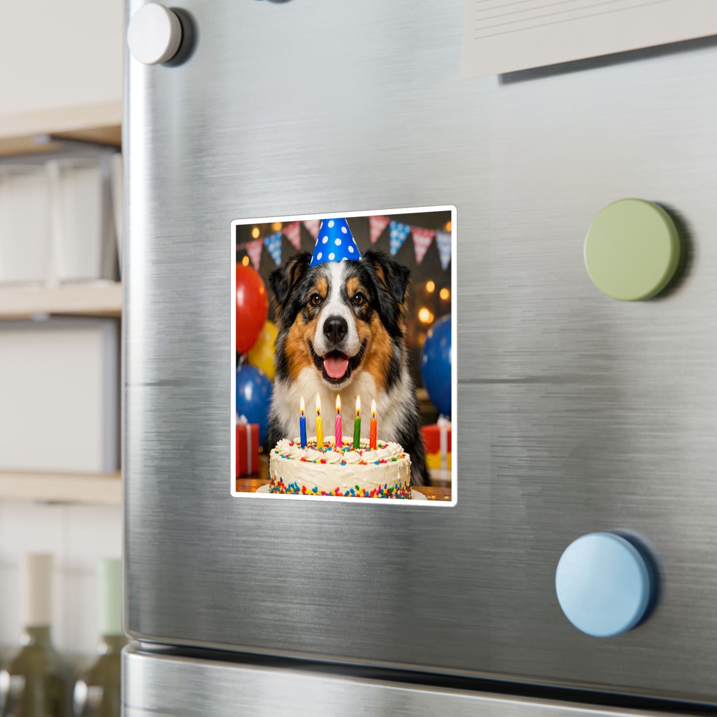 Birthday Buddy Aussie Vinyl Decal