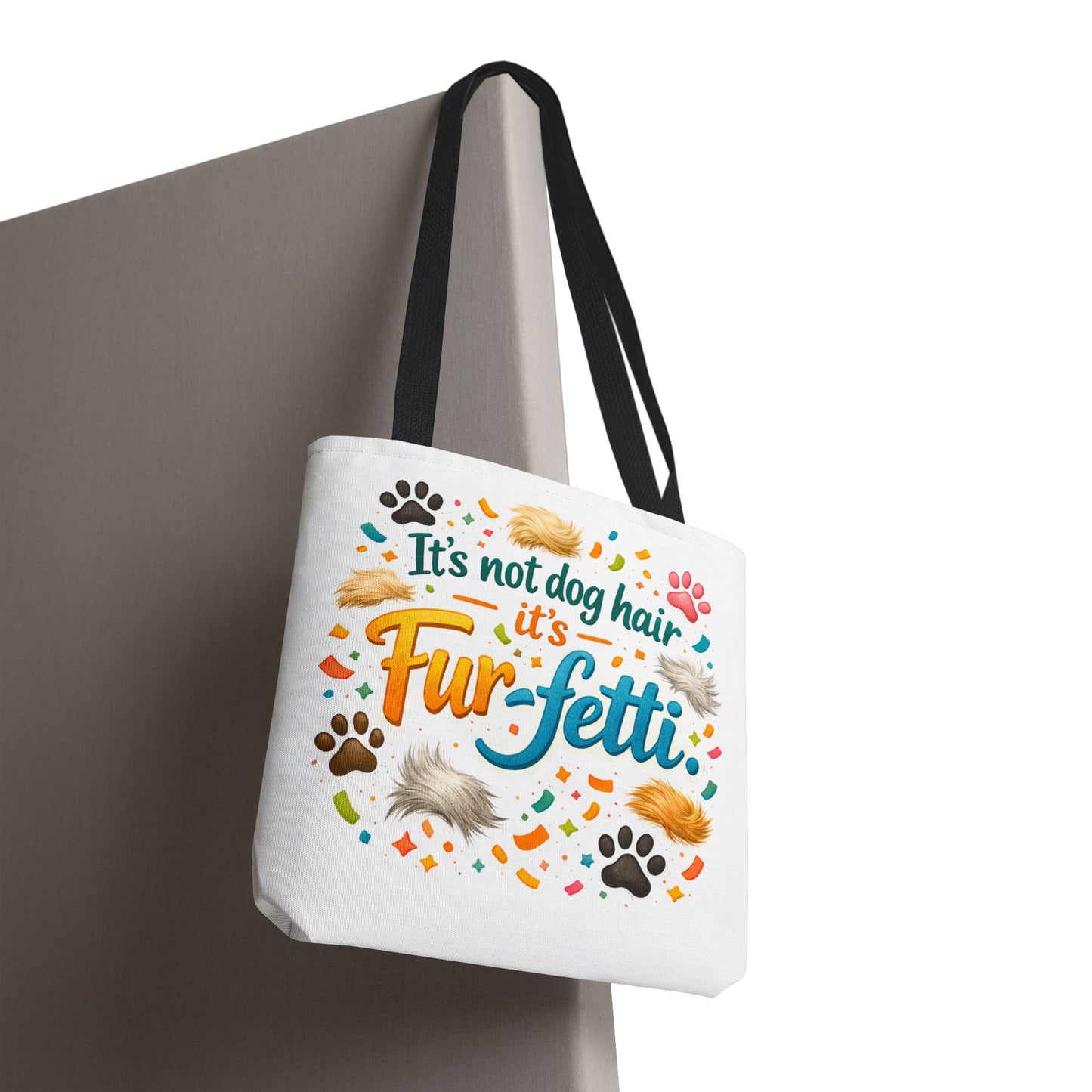 Fur-Fetti Dog Tote Bag