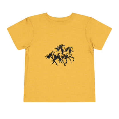Horsin' Around Toddler Unisex Short Sleeve Crewneck Tee