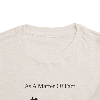 Matter Of Fact Malamute Toddler Unisex Short Sleeve Crewneck Tee
