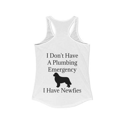Plumbing Emergency Women's Racerback Tank