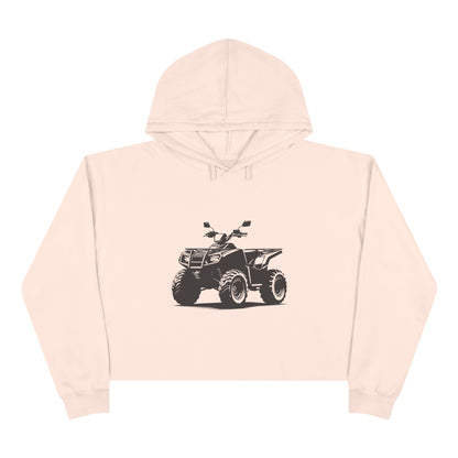 Off The Beaten Path Quad Women's Crop Hoodie