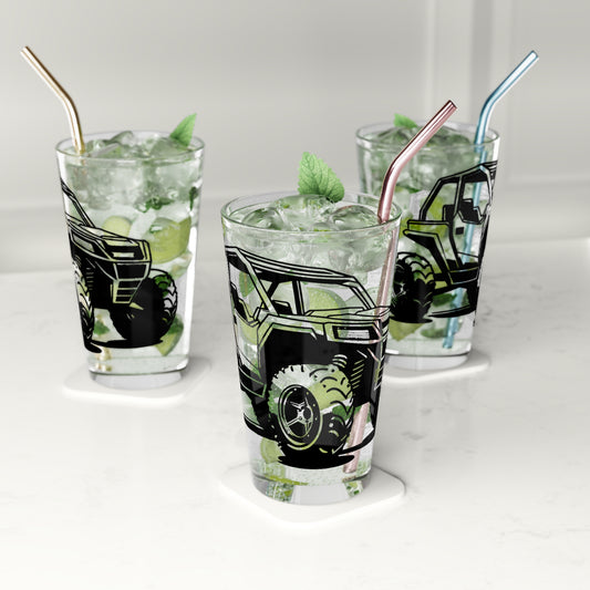 Off The Beaten Path Side By Side  Drinking Glass