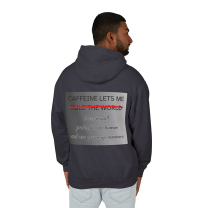 Caffiene Lets Me Unisex Lightweight Hoodie