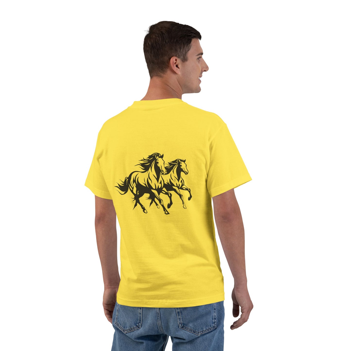 Horsin' Around Men's Short-Sleeve Crewneck Tee