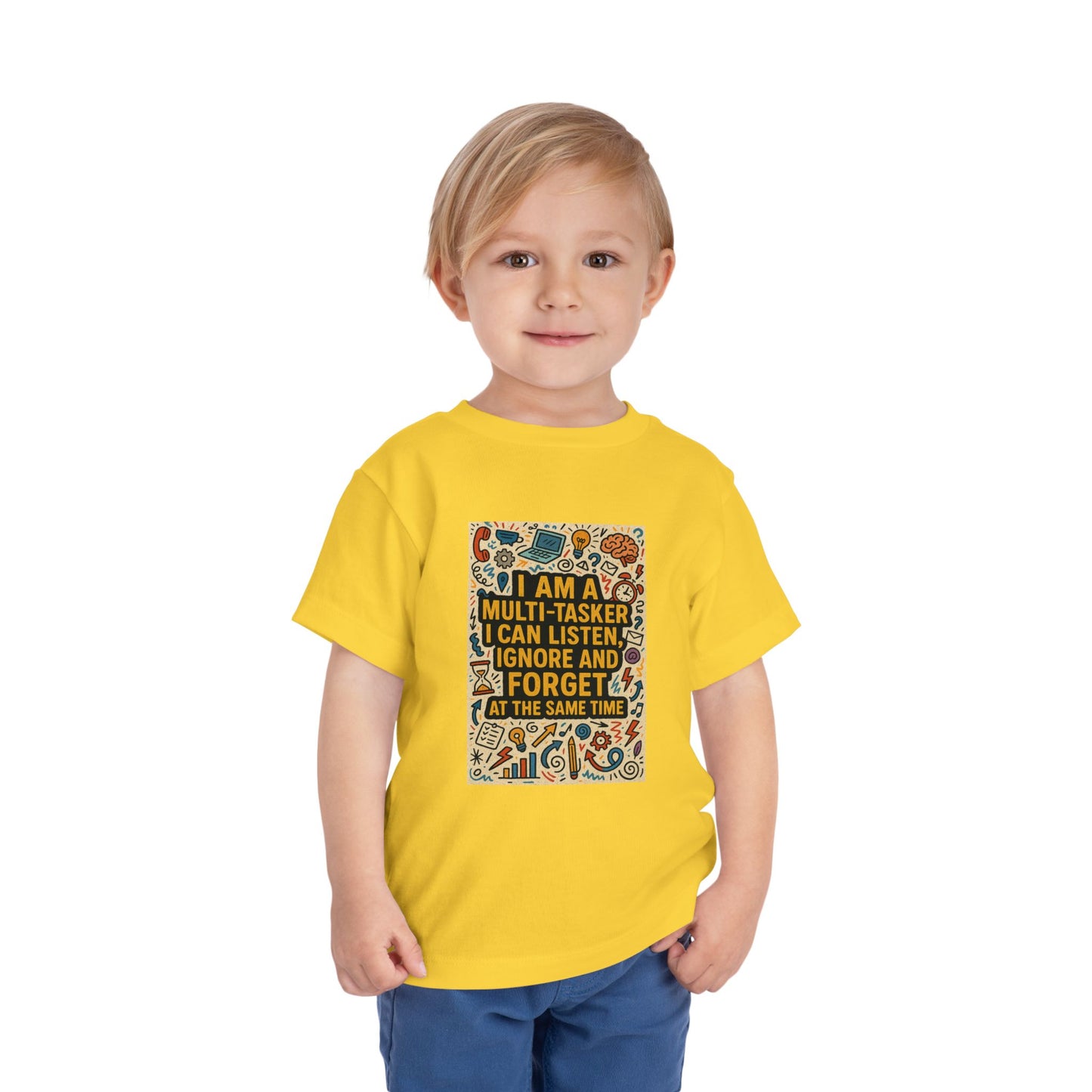 Multi-Tasker Toddler Unisex Short Sleeve Crewneck Tee