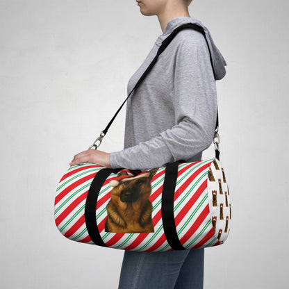 Santa Paws German Shepherd Duffel Bag