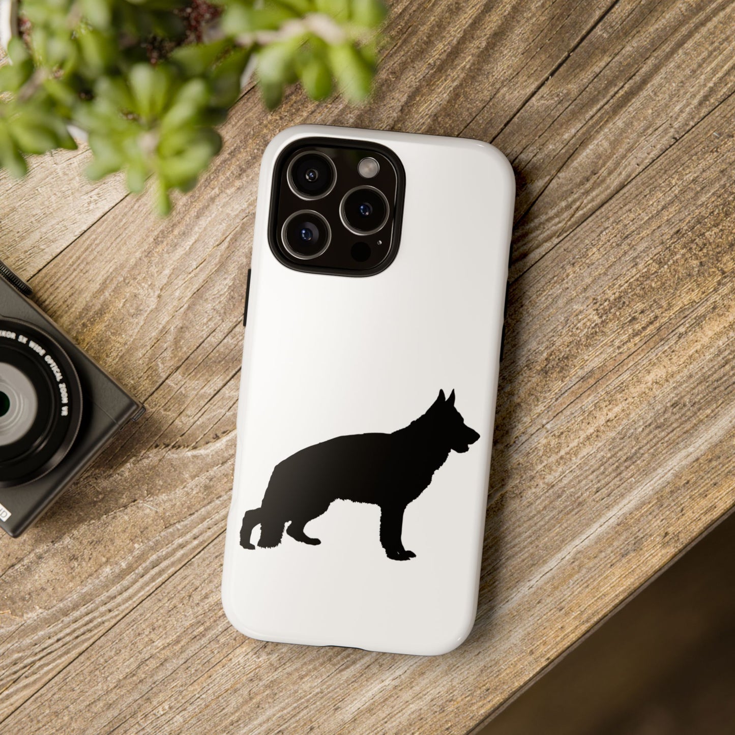 German Shepherd Silhouette iPhone Case