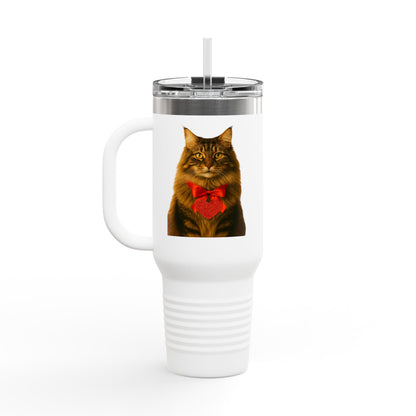 Cupid's Companion Cat Insulated Travel Mug