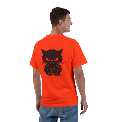 Angry Cat Men's Short-Sleeve Crewneck Tee