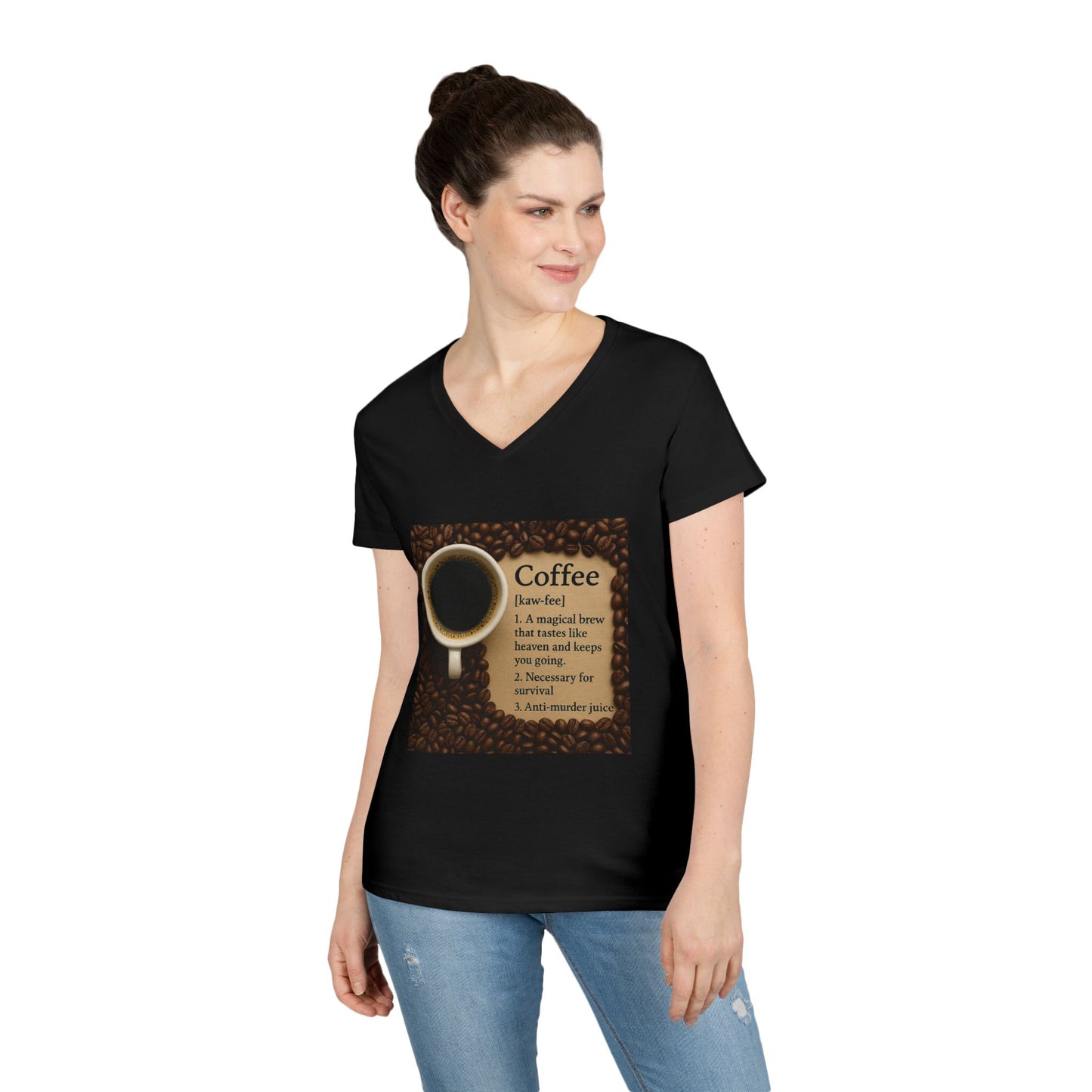 Coffee Definition Women's V-Neck T-Shirt