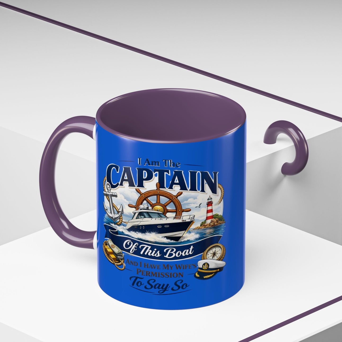 Captain 2-Tone Coffee Mug