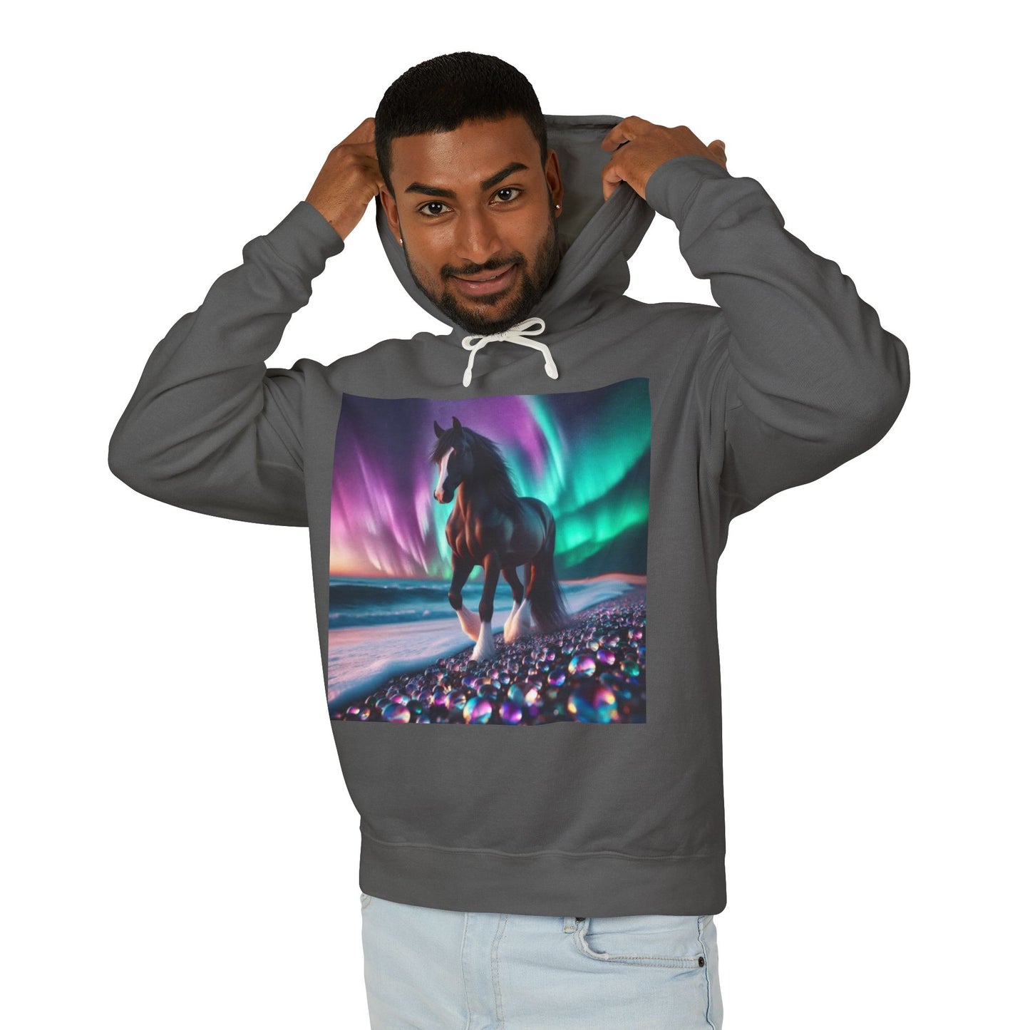 Midnight Magic Unisex Lightweight Hoodie