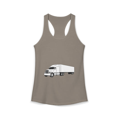 Semi Truck Women's Racerback Tank