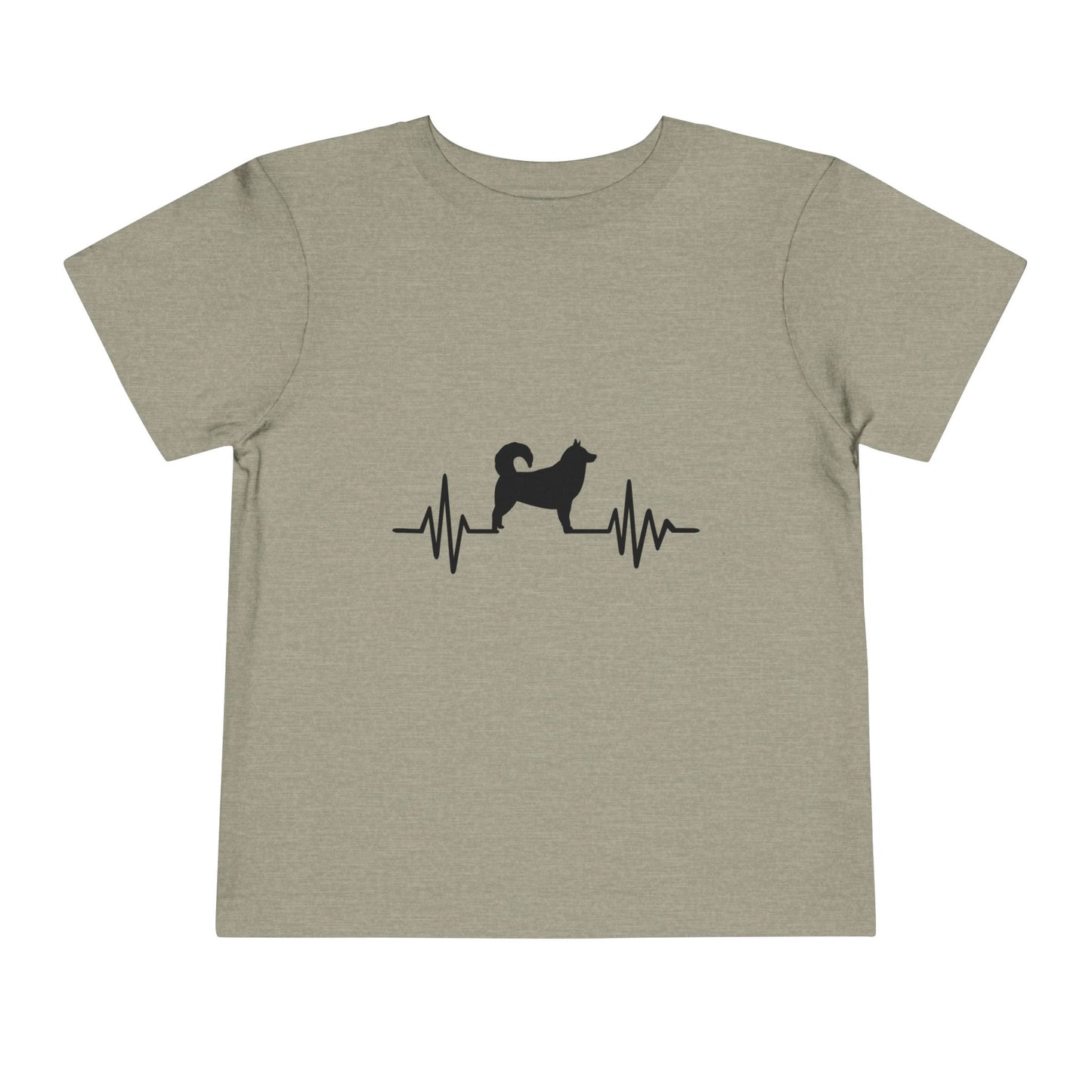 My Heart Beats For Malamutes Toddler Unisex Short Sleeve Crewneck Tee