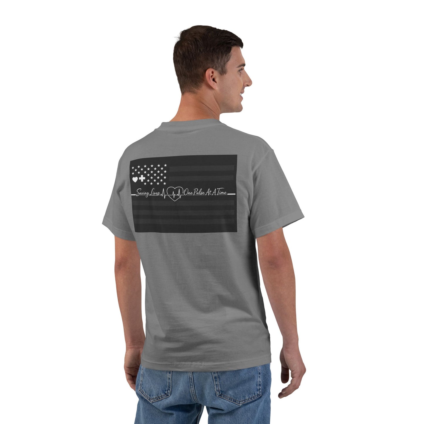 Thin White Line Men's Short-Sleeve Crewneck Tee