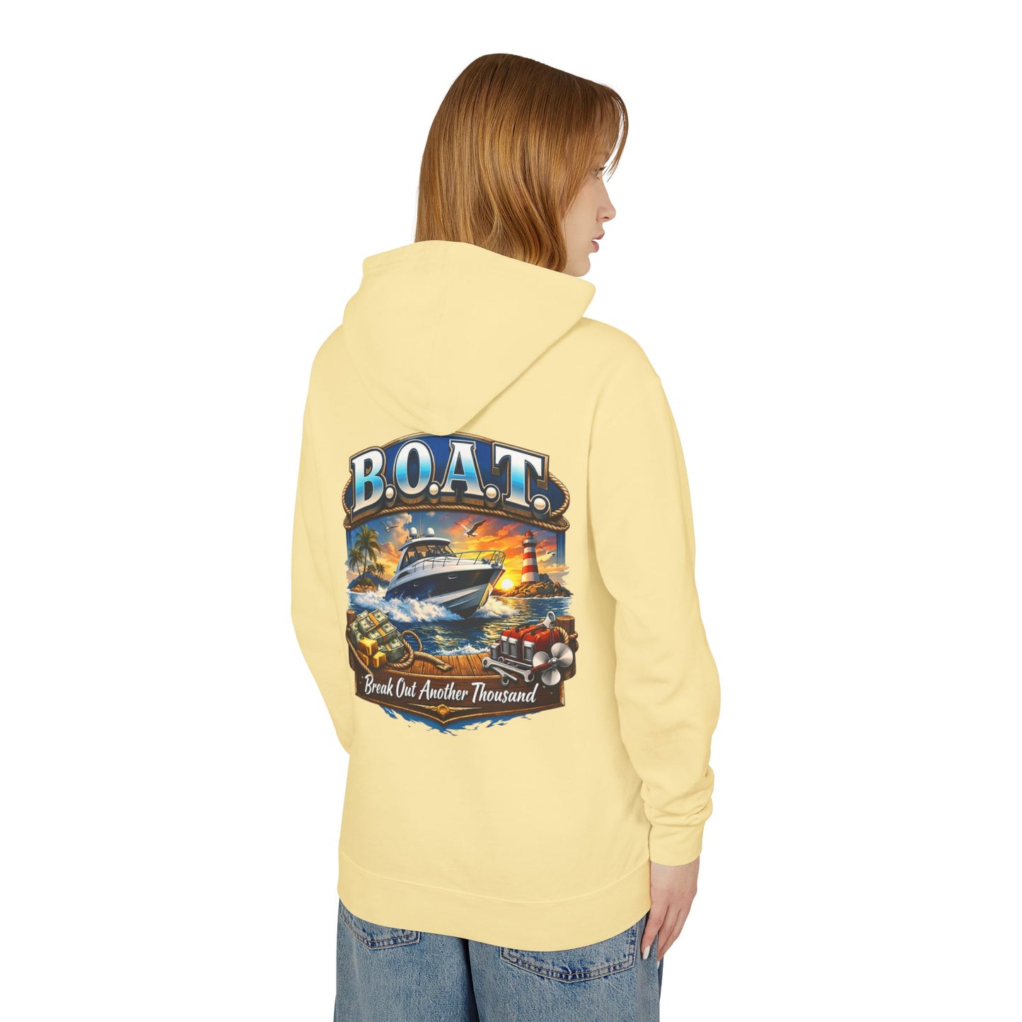 B.O.A.T. Unisex Lightweight Hoodie