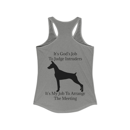 Arrange The Meeting Women's Racerback Tank