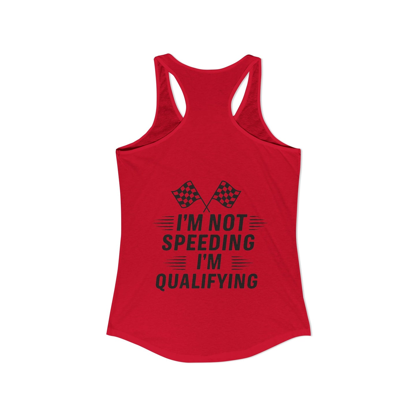 I'm Qualifying Women's Racerback Tank