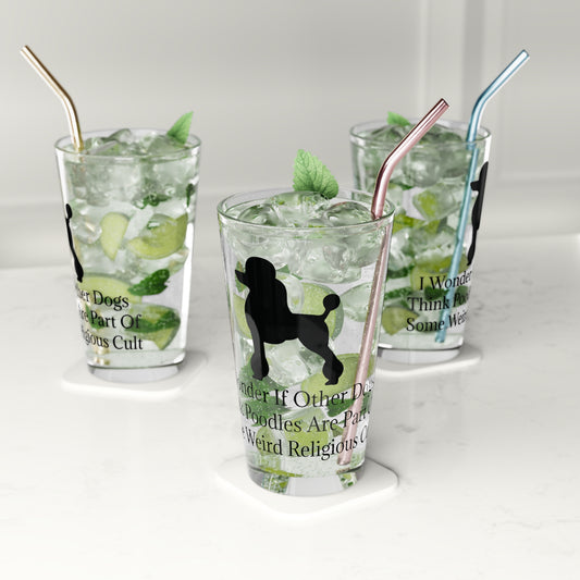 I Wonder Drinking Glass