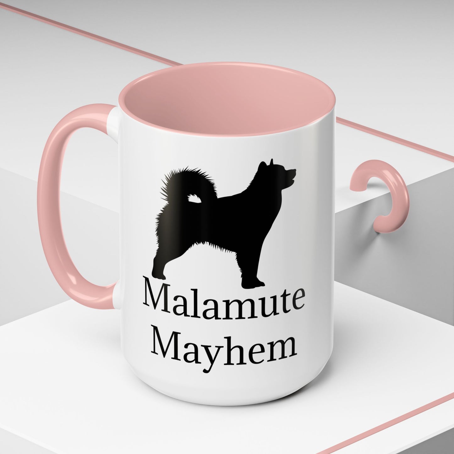 Malamute Mayhem 2-Tone Coffee Mug