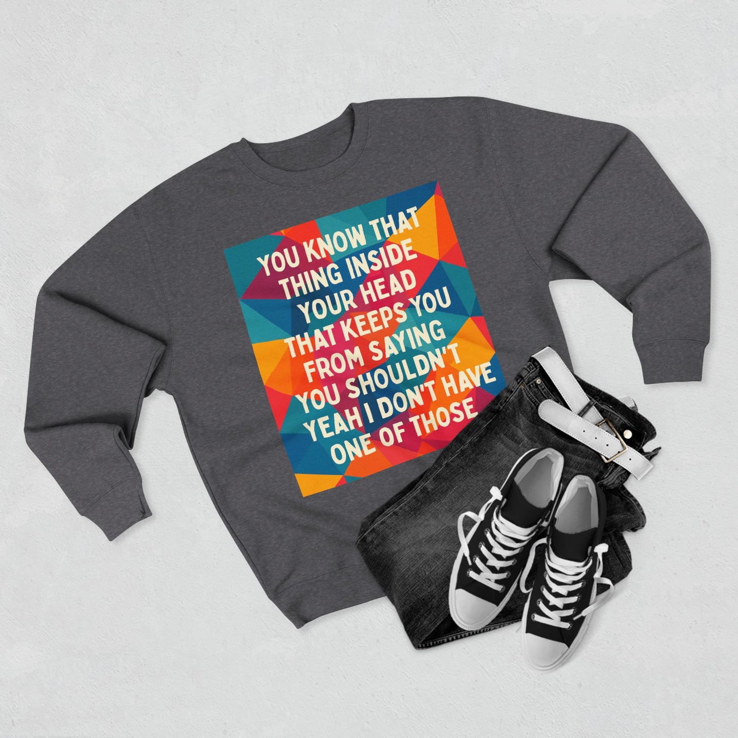 No Filter Unisex Crewneck Sweatshirt