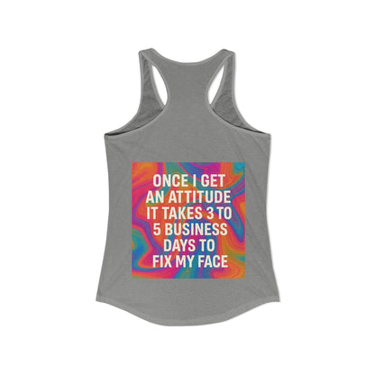 Fix My Face Women's Racerback Tank