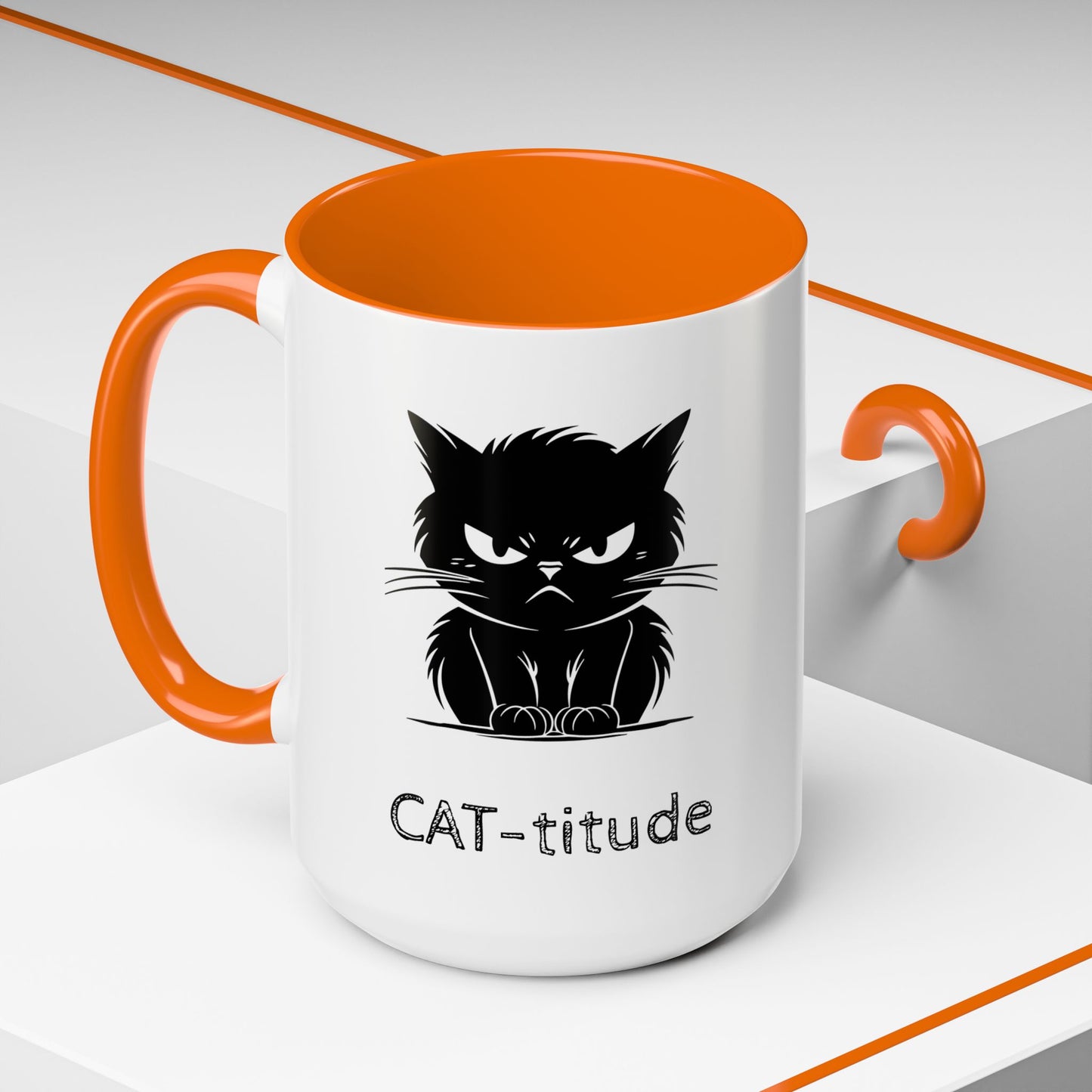 CAT-titude 2-Tone Coffee Mug