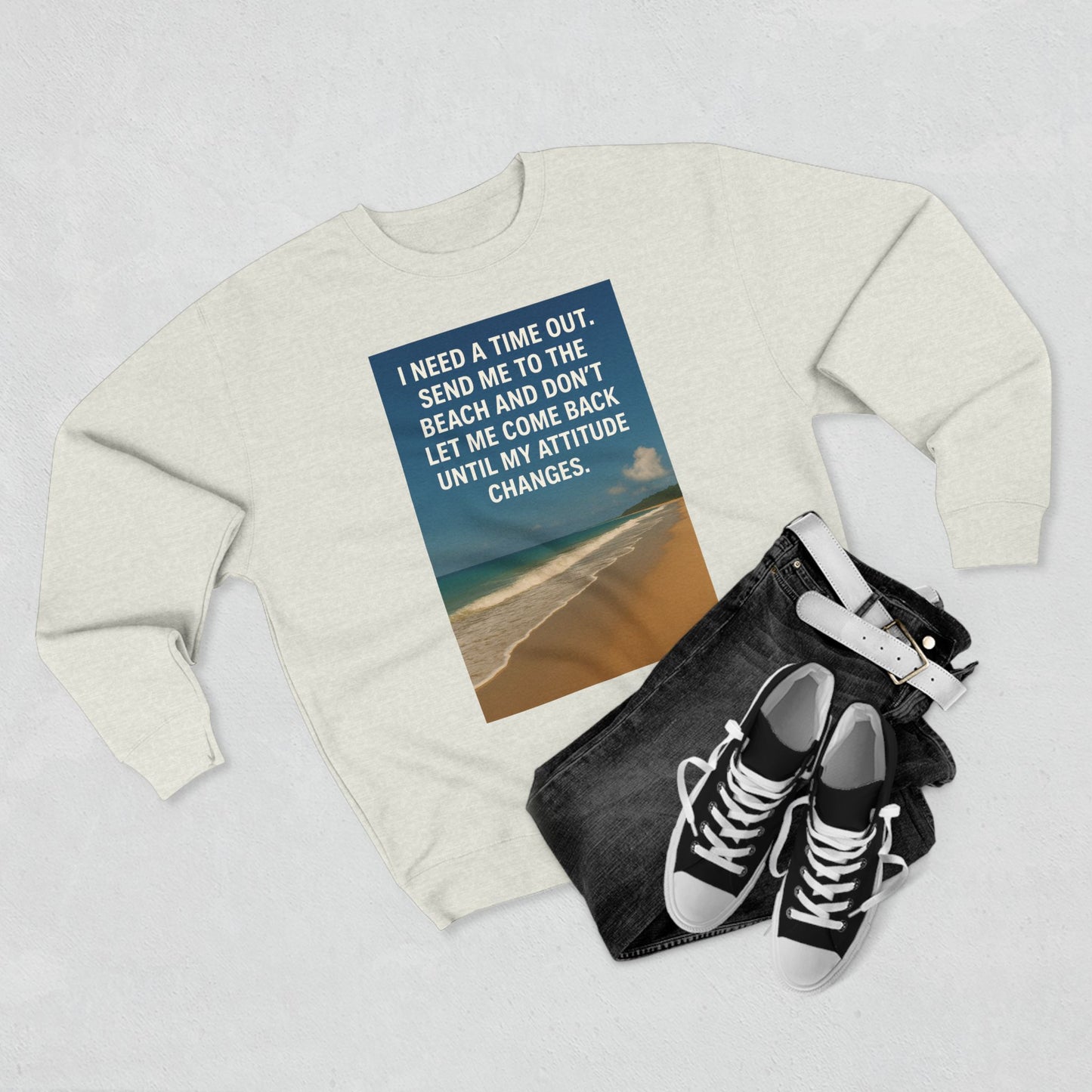 Time Out Unisex Crewneck Sweatshirt
